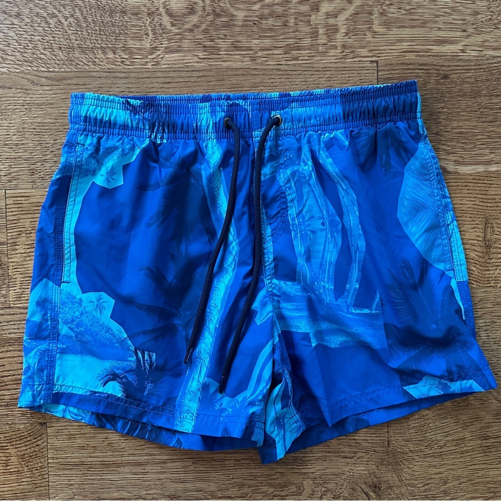 NWT Sundek Indigo Stretch Waist Swim Trunks